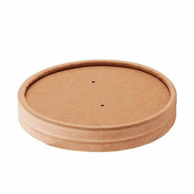8 -12oz KRAFT FOOD PAPER LID